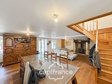 LONGÈRE – 90,6 M² HABITABLES – 2 CHAMBRES – TERRAIN DE 840 M² – GARAGE, CARPORT ET DÉPENDANCE – POTENTIEL D'AGRANDISSEMENT – CRÉDIN