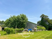 PROPERTY COMPRISING A HOUSE, A 360 M² SHED, NUMEROUS OUTBUILDINGS AND 6,280 M² OF LAND – SET IN NATURAL SURROUNDINGS IN KERFOURN, NEAR PONTIVY
