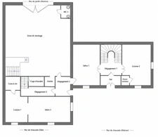 PROJET DE RÉNOVATION – MAISON DE MAÎTRE + SECONDE MAISON AVEC TERRASSE TROPÉZIENNE