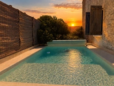 Maison à 2 min de la plage à Saint-Pierre-la-Mer – piscine, vue mer et T3 indépendant