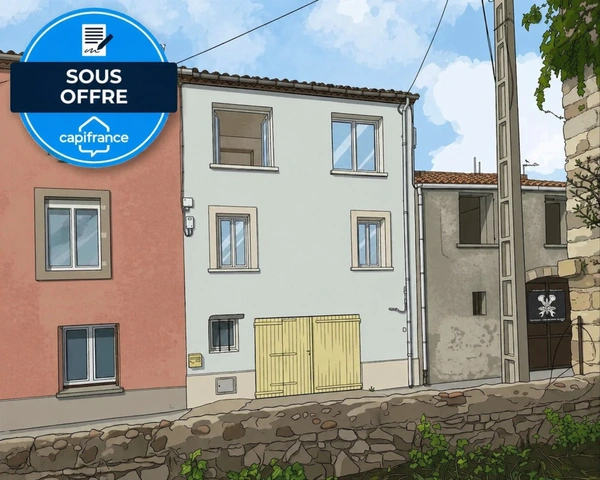 CHARMANTE MAISON DE VILLAGE – TOITURE NEUVE – À 200m DU CANAL DU MIDI