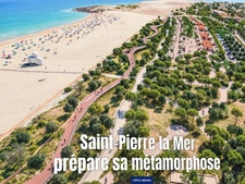Maison à 2 min de la plage à Saint-Pierre-la-Mer – piscine, vue mer et T3 indépendant