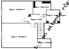 Grenoble Lumineux T3 Duplex idéal investisseur