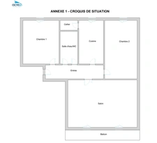 Appartement à vendre 3 pièces SAINT MARTIN LE VINOUX (38)