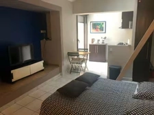 Studio meublé avec mezzanine et terrasse 