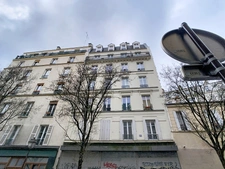 QUARTIER BELLEVILLE - METRO JOURDAIN - STUDIO 18,64m2 AU SOL