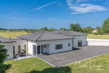 Maison moderne haut de gamme 226 m2 + annexe bureau de 55 m2  à vendre Bergerac - 9 pièces - 4 chambres - piscine - 2 garages 60 m2