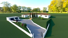 PROPRIETE DE 250 M2 SUR 3276 M2 DE TERRAIN- 4 SUITES PARENTALES - PISCINE 14 X 3M - POLL HOUSE - 2 GARAGES- BELEYMAS (24)