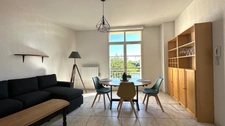 Dpt Dordogne (24), à louer BERGERAC Appartement T3 56 m2, 2 chambres, résidence sécurisée, place de parking privée avec vue sur la Dordogne