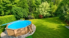 5-bedroom family home in a peaceful setting, with no overlooking neighbours, swimming pool and river at the end of the garden