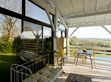 A vendre-Villa avec piscine 4 chambres dont 2 suites vue panoramique sans vis à vis MOULEYDIER (24) 