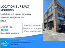 Disponible : bureau à louer MOUGINS (06)