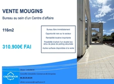 Grand Bureau 116m2 à vendre MOUGINS (06) - libre de suite