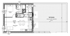 appartement à vendre 2 pièces avec Terrasse LAIZE LA VILLE (14)