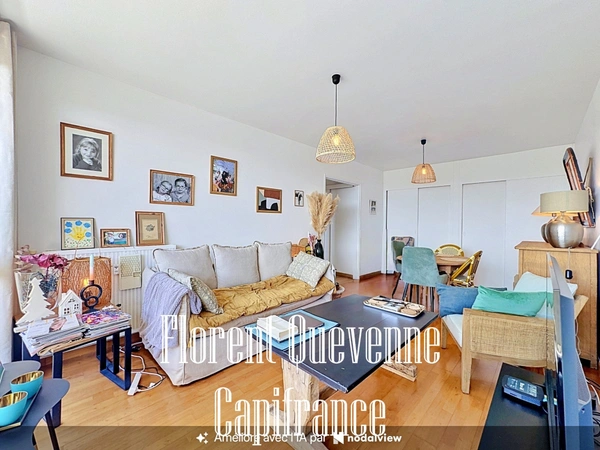 Appartement 2 pièces rénové avec balcon, parking et cave