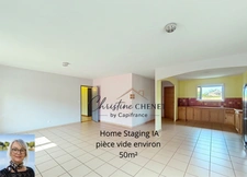 MARSILLARGUES – Maison de plain-pied au calme, 3 chambres - 50 m² de pièce de vie