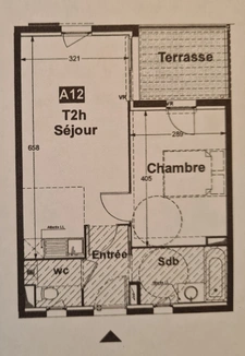 Dpt Hérault (34), à vendre MAUGUIO appartement T2   