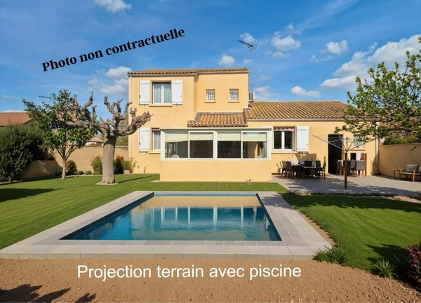 Maison familiale 136 m² avec jardin – 4 chambres – Grand garage. Au calme