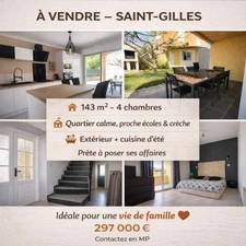 Maison familiale 143 m² – 4 chambres 