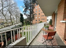 31400 Toulouse - Monplaisir - Traversant - 135 m² - 4 pièces - 3 chambres - Vue imprenable sur. le canal du Midi - sans vis-à-vie - Balcons - Lumineux - Cave - Parking en sous-sol -  