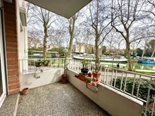 31400 Toulouse - Monplaisir - Traversant - 135 m² - 4 pièces - 3 chambres - Vue imprenable sur. le canal du Midi - sans vis-à-vie - Balcons - Lumineux - Cave - Parking en sous-sol -  