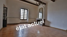 Immeuble 3 appartements + grand parking – Rentabilité > 8 % – Centre de Cazouls-lès-Béziers – Toiture neuve, rénovation budgétisée