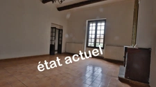 Immeuble 3 appartements + grand parking – Rentabilité > 8 % – Centre de Cazouls-lès-Béziers – Toiture neuve, rénovation budgétisée