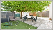 Cazedarnes – Maison plain-pied T3, 68 m² habitables + garage, jardin arboré