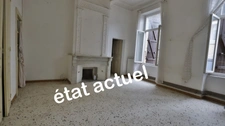 Immeuble 3 appartements + grand parking – Rentabilité > 8 % – Centre de Cazouls-lès-Béziers – Toiture neuve, rénovation budgétisée