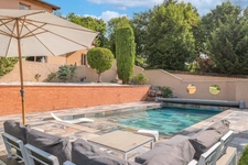  69110 SAINT FOY LES LYON - MAISON + APPARTEMENT - PISCINE - GARAGE - JARDIN - VUE PANORAMIQUE - PROCHE DES COMMODITES - CALME