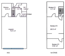 Local commercial 5 pièces de 156 m² à Colmar 68000