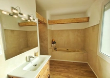 34400 LUNEL - MAISON T4 + APPARTEMENT T2 - 70M² DE TERRASSES ET VERANDA - GARAGE / ATELIER 180M² - CALME - CLIM ET POELE