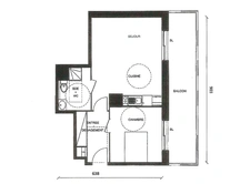 Appartement T2 Cauderan