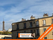 -75015 - PARIS - 3 PIECES - VUE TOUR EIFFEL - LUMINEUX - MÉTRO 6-8-10 - CAMBRONNE - EMILE ZOLA - CAVE - PARKING