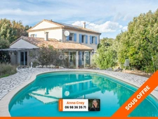 PARDAILHAN – MAISON FAMILIALE – 5 PIÈCES – PISCINE – VÉRANDA – TERRAIN CLOS 4973M² – PANNEAUX SOLAIRES – CALME – CLIMATISATION – CHAUFFAGE BOIS