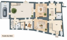 ROQUEMAURE (30150) – HÔTEL PARTICULIER – 460 M² – ÉLÉMENTS D’ARCHITECTURE ANCIENS – COUR INTÉRIEURE – GARAGE – TERRASSE – COMBLES À AMÉNAGER