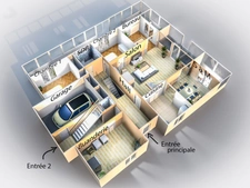 34230 LE POUGET – MAISON INDIVIDUELLE – 10 PIECES – LUMINEUSE – TERRASSES, VERANDAS et JARDIN – GARAGE – REVENUS LOCATIFS