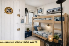 LA GRANDE-MOTTE (34280) – STUDIO CABINE AVEC COIN NUIT – 31,59 M² – BALCON – VUE MER & PORT – EXPOSITION SUD – ASCENSEUR