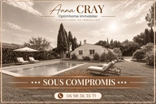 LES ANGLES (30133) – MAISON INDIVIDUELLE DE PLAIN-PIED – 4 CHAMBRES – JARDIN PISCINABLE – TERRAIN CONSTRUCTIBLE – GARAGE