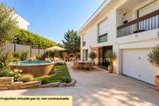 MONTPELLIER (34000) – MAISON INDIVIDUELLE – 6 PIÈCES – 4 CHAMBRES – JARDIN – GARAGE – TOITURE NEUVE
