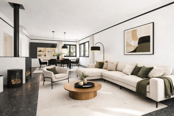 MAISON DE PRESTIGE – RÉNOVATION INTÉGRALE – FINITIONS HAUT DE GAMME – INSERT – CLIMATISATION RÉVERSIBLE – CHAUDIÈRE RÉCENTE – CUISINES ÉQUIPÉES – SALLES DE BAINS NEUVES – CUISINE D’ÉTÉ – FOUR À PIZZA 
