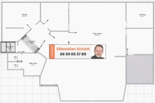 75019 / BUTTES-CHAUMONT / GRANDE SURFACE / LOCAL / SALLE DE SPORT / BUREAUX / PARKING PRIVATIF / VESTIAIRES