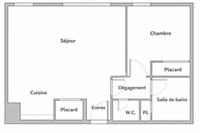 BOBIGNY (93000) – 2 PIÈCES LUMINEUX AVEC BALCON SUD - PARKING