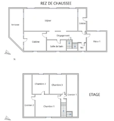 90160 PEROUSE – MAISON PLAIN PIED – 5 PIÈCES – 4 CHAMBRES – TERRASSE – DEPENDANCE 60M² – VUE DEGAGÉE