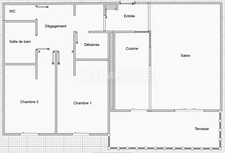 Appartement 3 pièces - LUMINOSITÉ - CALME - stationnement sécurisé en sous sol