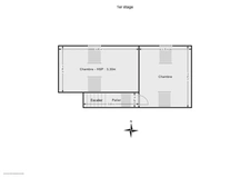 Maison refaite à neuf avec jardin à Garches