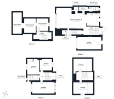 - 78220 VIROFLAY - MAISON FAMILIALE AVEC EXTENSION 140m2 - 3 NIVEAUX - 4 à 5 CHAMBRES - SOUS SOL - BAIGNE DE LUMIERE - GARAGE - ESPACES EXTERIEURS - BEAUX VOLUMES - PROCHE GARES