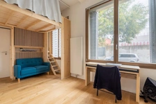 Paris 20e — Studio meublé 19 m² avec mezzanine, résidence récente, DPE C