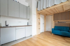 Paris 20e — Studio meublé 19 m² avec mezzanine, résidence récente, DPE C