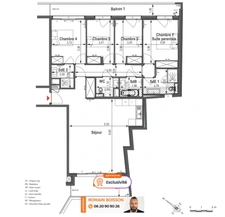 Appartement à vendre 5 pièces PARIS 14EME ARRONDISSEMENT (75)